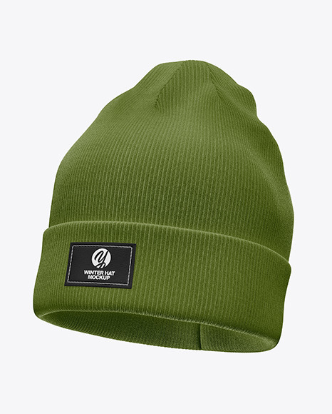 Download Winter Hat Mockup In Apparel Mockups On Yellow Images Object Mockups