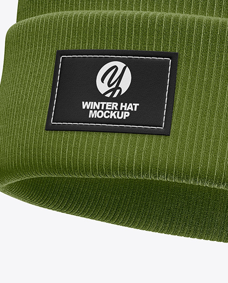 Winter Hat Mockup PSD #7