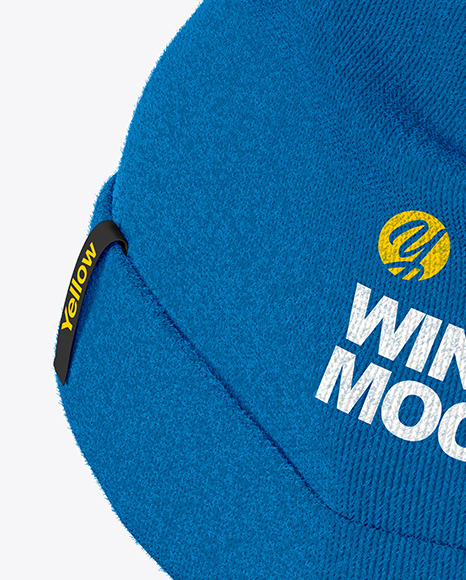 Winter Hat Mockup In Apparel Mockups On Yellow Images Object Mockups