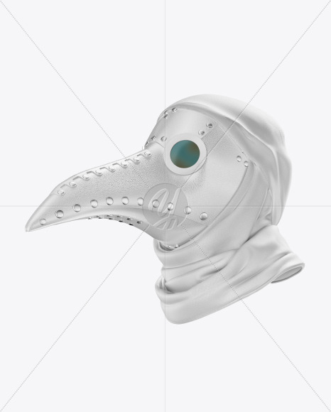 Download Plague Doctor Mask Mockup In Apparel Mockups On Yellow Images Object Mockups