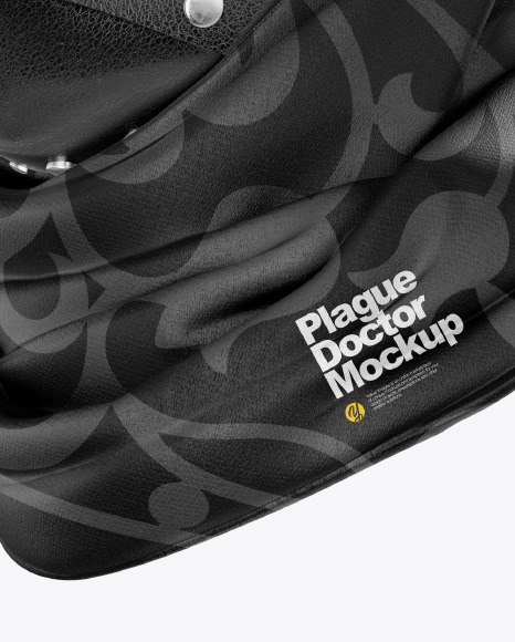 Download Plague Doctor Mask Mockup In Apparel Mockups On Yellow Images Object Mockups PSD Mockup Templates