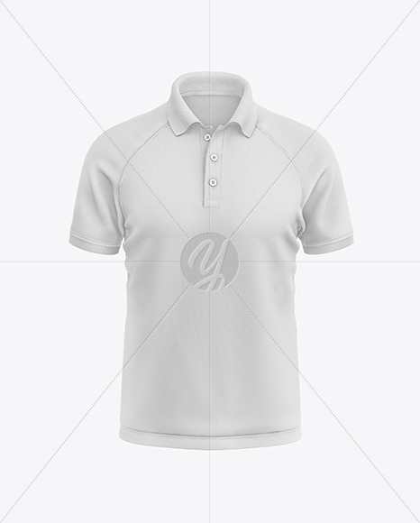 Free Men's Short Sleeve Polo Raglan Mockup Apparel Mockups