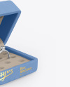 Velvet Jewelry Box Mockup