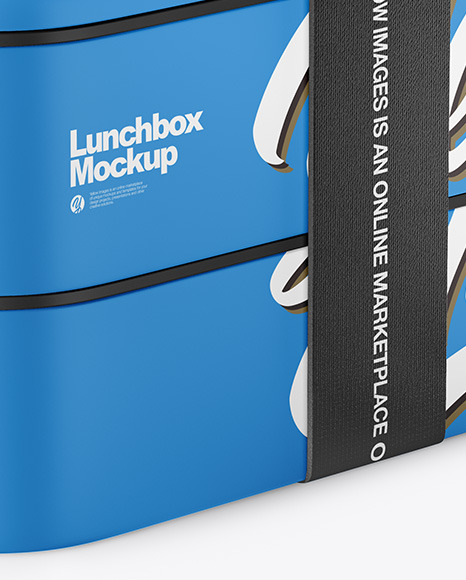 Download Matte Lunch Box Mockup In Box Mockups On Yellow Images Object Mockups