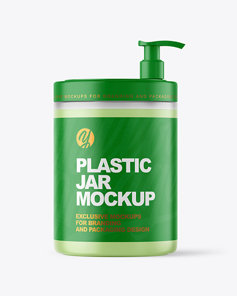 Download Frosted Jar With Pump Mockup In Jar Mockups On Yellow Images Object Mockups Yellowimages Mockups