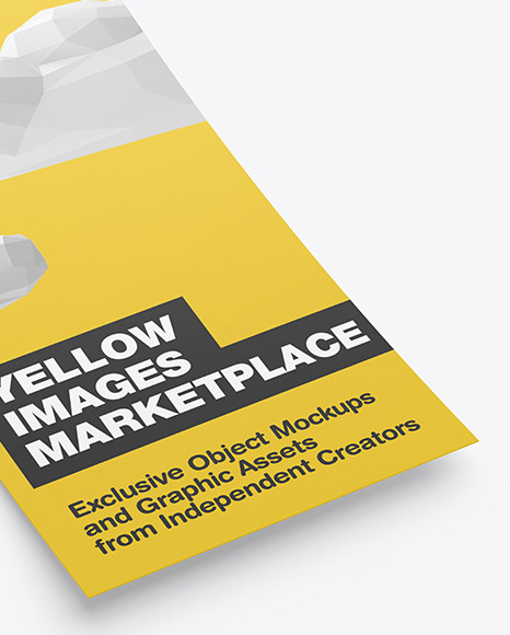 Matte Flyer Mockup PSD #1