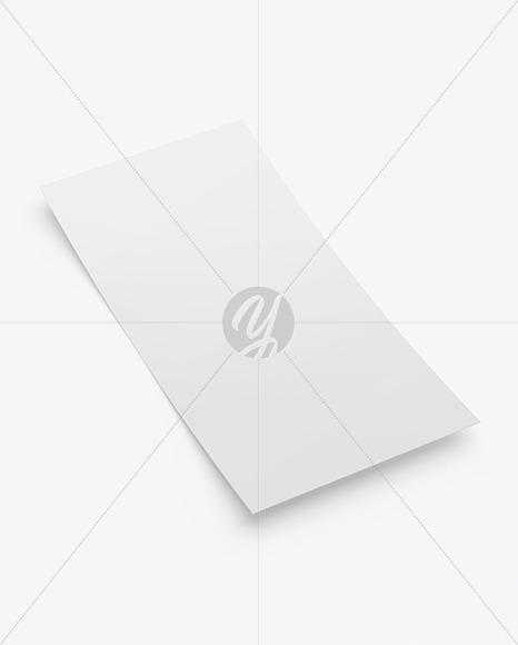 Matte Flyer Mockup PSD #3