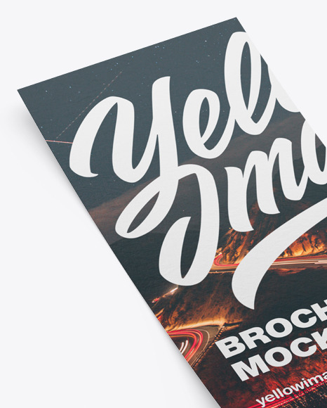 Textured Flyer Mockup PSD #2