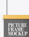 Glossy Picture Frame Mockup