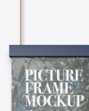 Glossy Picture Frame Mockup