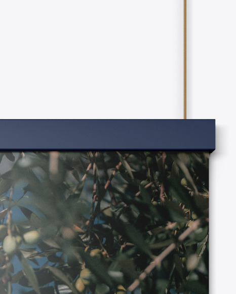 Glossy Picture Frame Mockup