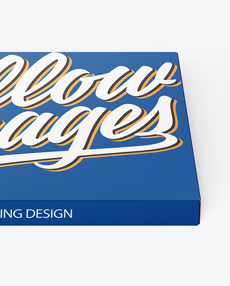 Paper Chocolate Bar Mockup PSD #1