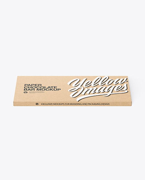 Kraft Paper Chocolate Bar Mockup - Free Download Images High Quality ...