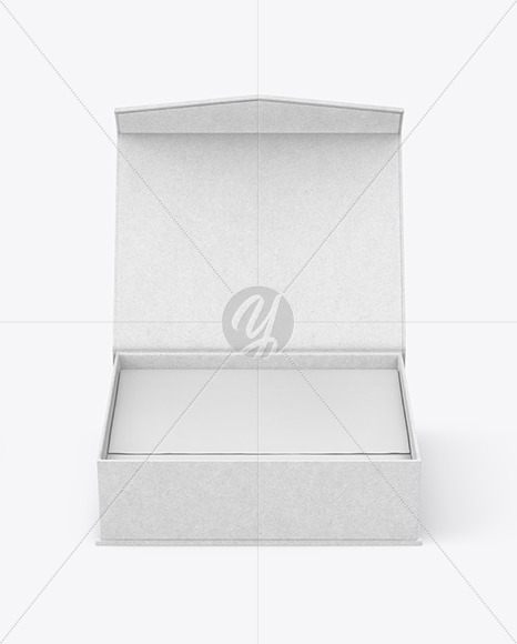 Download Opened Kraft Box Mockup In Box Mockups On Yellow Images Object Mockups