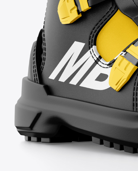 Download Motocross Boots Mockup In Apparel Mockups On Yellow Images Object Mockups