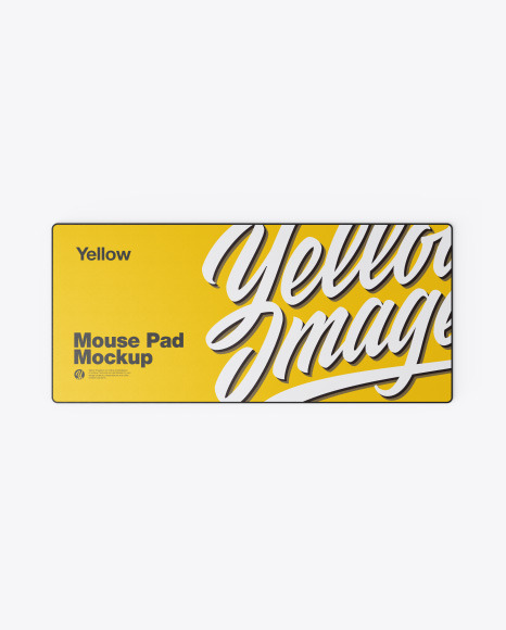 Download Mouse Pad Mockup In Stationery Mockups On Yellow Images Object Mockups PSD Mockup Templates