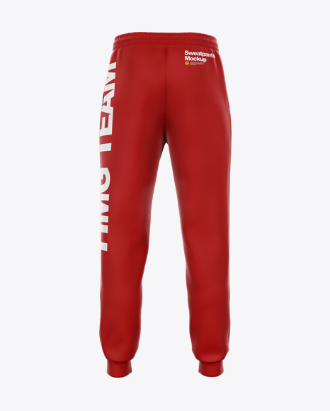 Download Sweatpants With Cord Mockup Back View In Apparel Mockups On Yellow Images Object Mockups