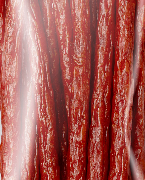 Plastic Bag With Chili Kabanos Sausage Mockup PSD #7