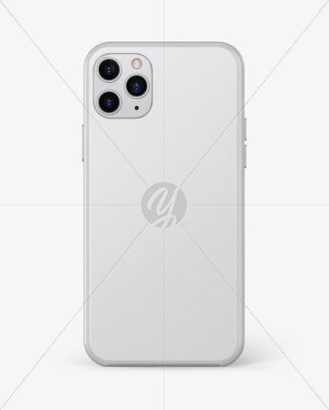 Iphone 11 Pro Glossy Case Mockup In Device Mockups On Yellow Images Object Mockups