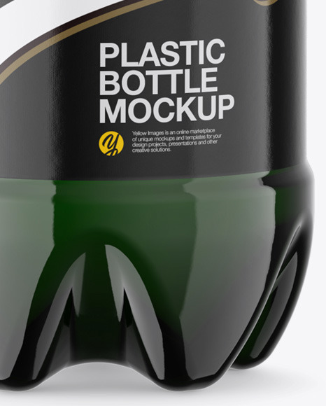 Download Green Plastic Beer Bottle Mockup In Bottle Mockups On Yellow Images Object Mockups Yellowimages Mockups