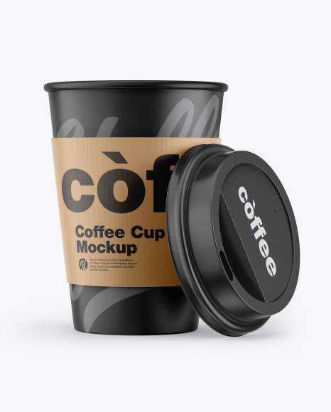 Download Matte Coffee Cup Holder Psd Mockup Yellowimages