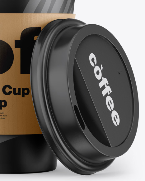 Download Matte Coffee Cup W Holder Mockup In Cup Bowl Mockups On Yellow Images Object Mockups Yellowimages Mockups