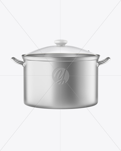 Download Metallic Cooking Pot Mockup In Object Mockups On Yellow Images Object Mockups PSD Mockup Templates