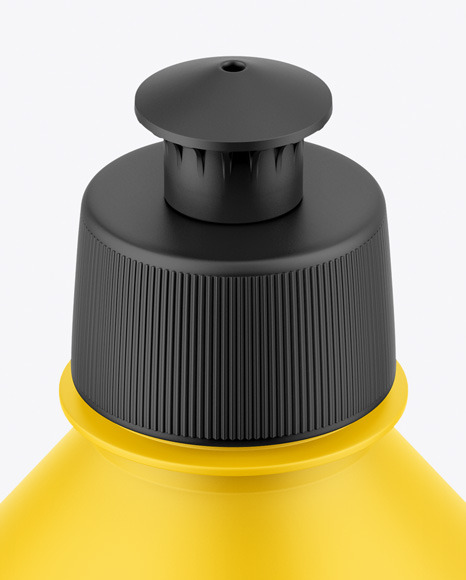 Matte Plastic Bottle Mockup