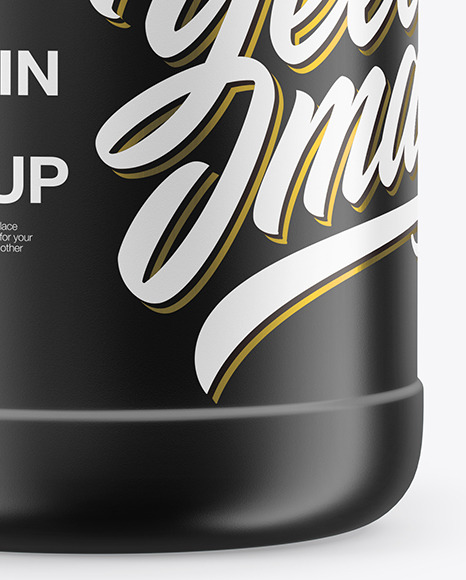 Download Matte Protein Jar Mockup In Jar Mockups On Yellow Images Object Mockups Yellowimages Mockups