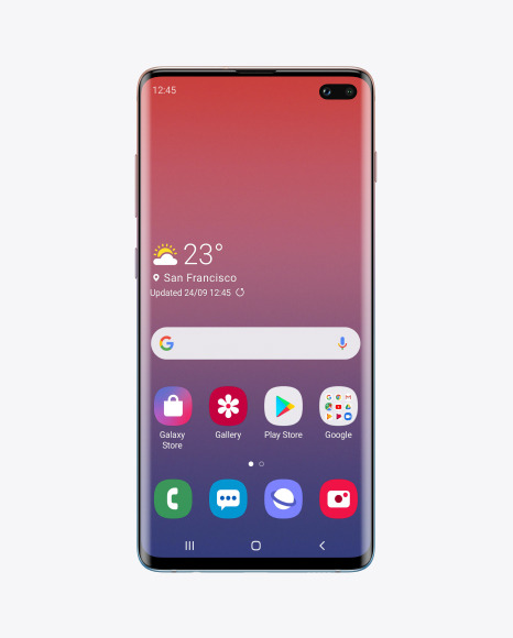 Samsung Galaxy S10 Mockup Set