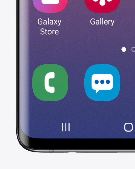 Onyx Samsung Galaxy S10 Mockup PSD #1