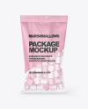 Bag With Marshmallows Mockup