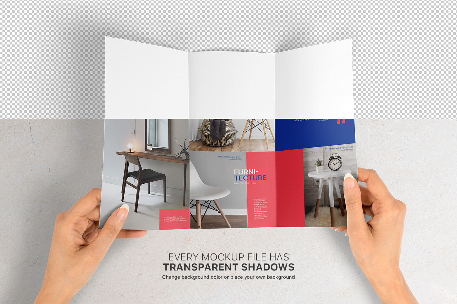 Adobe Dimension Brochure Mockup