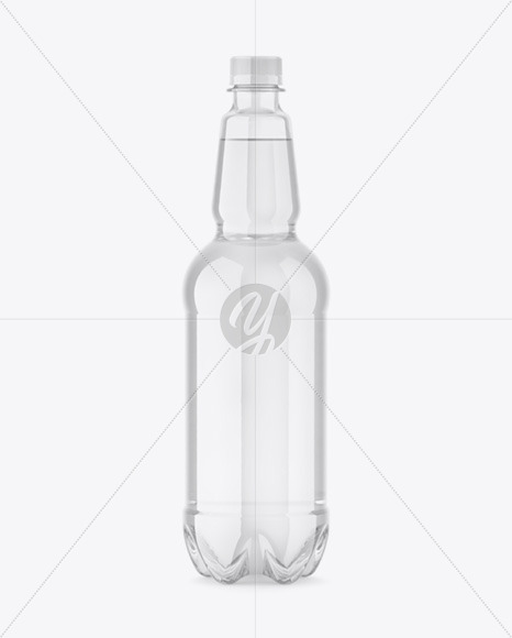 Clear Plastic Water Bottle Mockup