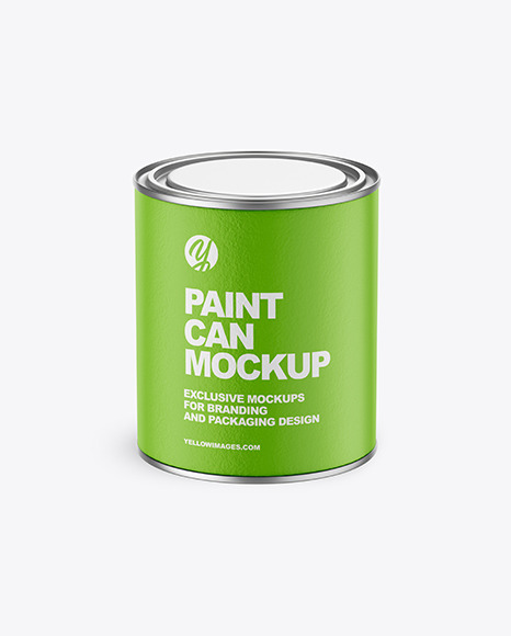 Download Textured Paint Can Mockup In Object Mockups On Yellow Images Object Mockups Yellowimages Mockups