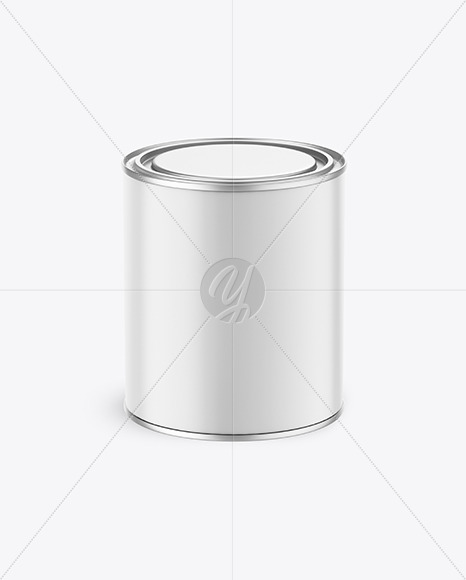 Matte Paint Can Mockup In Object Mockups On Yellow Images Object Mockups