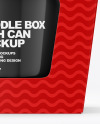 Paper Noodle Box with Can Mockup