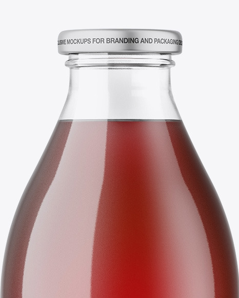 Cherry Juice Bottle Mockup PSD #7