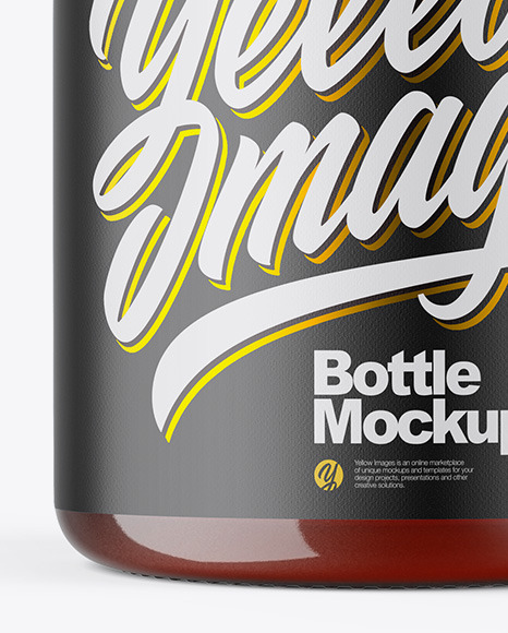 Cherry Juice Bottle Mockup PSD #5
