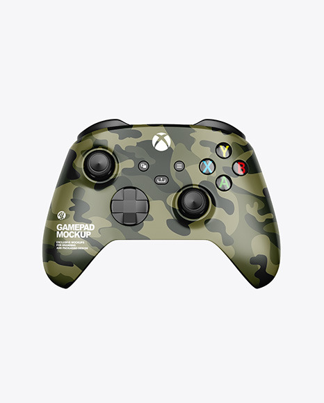 Download Xbox Series X Gamepad In Device Mockups On Yellow Images Object Mockups