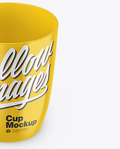 Glossy Cup Mockup PSD #7