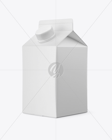 Download Carton Dairy Packaging Mockup Half Side View In Packaging Mockups On Yellow Images Object Mockups