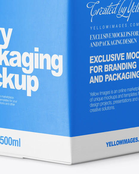 Download Carton Dairy Packaging Mockup Half Side View In Packaging Mockups On Yellow Images Object Mockups Yellowimages Mockups