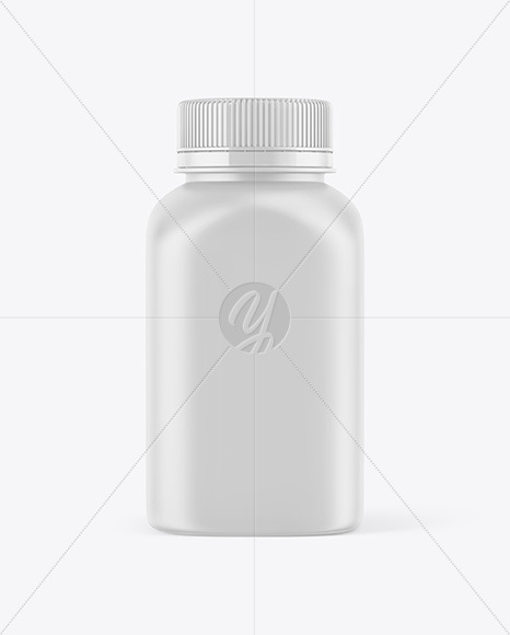 Download Square Matte Bottle Mockup In Bottle Mockups On Yellow Images Object Mockups PSD Mockup Templates