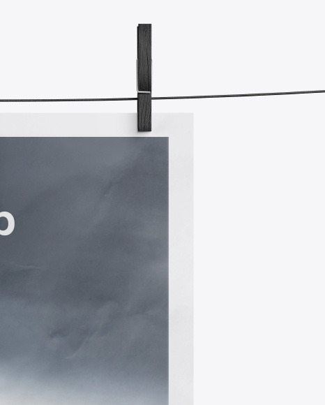 Crumpled A4 Poster Mockup PSD #5