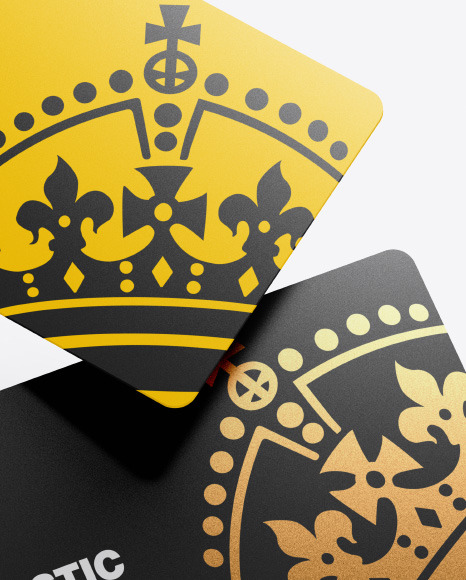 Plastic Cards Mockup PSD #2