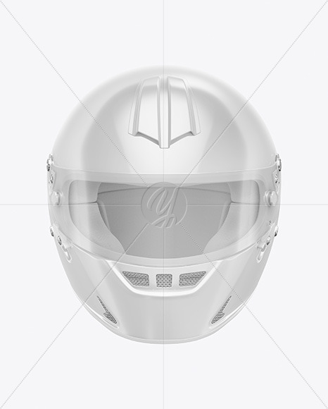 F1 Helmet Mockup Side View In Apparel Mockups On Yellow Images Object Mockups