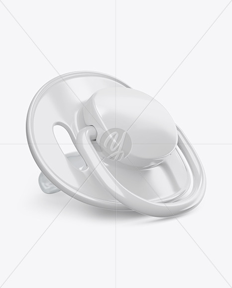 Download Pacifier Mockup Half Side View In Object Mockups On Yellow Images Object Mockups