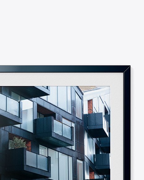 Glossy Photo Frame Mockup PSD #1