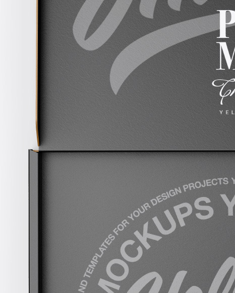 Download Opened Matte Pizza Box Mockup In Box Mockups On Yellow Images Object Mockups PSD Mockup Templates